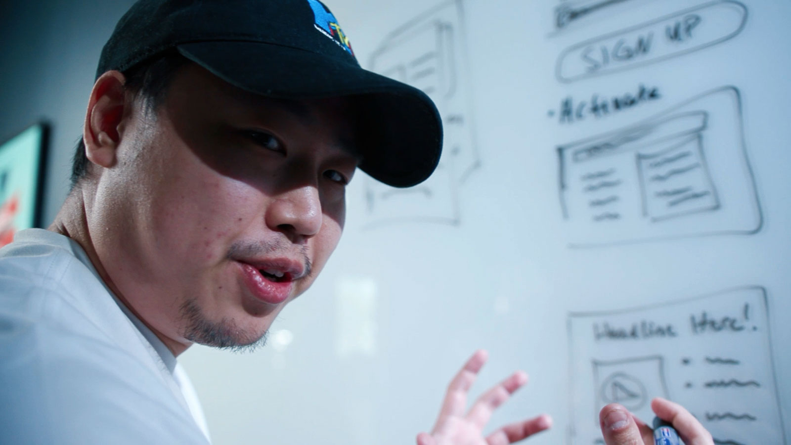 Still frame from SamCart Course Hype Trailer